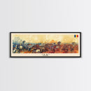 Lasi Romania Wall Art, Panoramic Travel Poster, Panoramic Framed Canvas Print, City Wall Art, Wall Hanging Home Decor, Travel Art