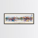 Lappeenranta Finland Panoramic Travel Poster, Framed Canvas Print or Metal Wall Art, Travel Art, Home Decor, Panoramic Painting, Midcentury Art