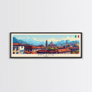 Braila Romania Travel Art, City Art, Framed Canvas Print or Metal Wall Art, Europe Travel Poster, Panoramic Wall Art, Extra Wide Wall Art