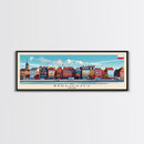 Bydgoszcz Poland Travel Art, City Art, Framed Canvas Print or Metal Wall Art, Europe Travel Poster, Panoramic Wall Art, Extra Wide Wall Art