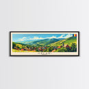 Galati Romania Travel Art, City Art, Framed Canvas Print or Metal Wall Art, Europe Travel Poster, Panoramic Wall Art, Extra Wide Wall Art