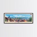 Pancevo Serbia Wall Art, Panoramic Travel Poster, Panoramic Framed Canvas Print, City Wall Art, Wall Hanging Home Decor, Travel Art