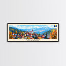 Prijedor Bosnia Travel Art, City Art, Framed Canvas Print or Metal Wall Art, Europe Travel Poster, Panoramic Wall Art, Extra Wide Wall Art