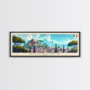 Reggio Emilia Travel Print Wall Art, Panoramic City Art, Travel Art, Wall Decor, Vacation Gift, Framed Canvas Print Or Metal Art