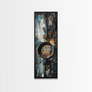 Rustic Frying Pan Art Framed Canvas Print Kitchen Wall Art Food Review Kitchen Art Rustic Decor Moody Art Wabi Sabi Wall Art