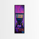 Abstract Mine Cart Framed Canvas Print custom car painting industrial decor rustic art moody art blotter art unique wall art extra wide art