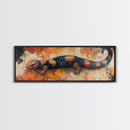 Wabi Sabi Wall Art, Framed Canvas Print, Rustic Decor, Extra Wide Art, Moody Art, Living Room Art, Above Bed Art, Minimalist Painting