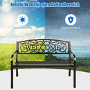 Outdoor Furniture Steel Frame Porch Garden Bench by LJGDeals