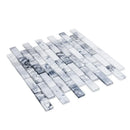 White 12x12 Matte Brick Glass Mosaic Tile (10 pack, 9.5 sq ft/case)