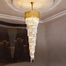 Louis 2-Story Crystal Round Chandelier