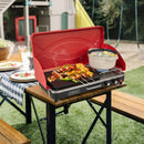 2-in-1 Gas Camping Grill and Stove with by LJGDeals