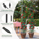 2-Pack Garden Obelisk Trellis for Climbing Plants-Black by LJGDeals