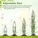2-Pack Garden Obelisk Trellis for Climbing Plants-Black by LJGDeals