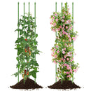 2-Pack Garden Trellis Tomato Cage with Adjustable Height-Green by LJGDeals