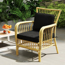 2-Pack Outdoor Patio Cushion Set with Removable Covers by LJGDeals