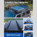 ThermalPeak 2-Person Aluminum Hardshell Pop-Up Rooftop Tent With Solar Panel And Winter Thermal Layer (SAK37481)