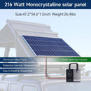 ThermalPeak 2-Person Aluminum Hardshell Pop-Up Rooftop Tent With Solar Panel And Winter Thermal Layer (SAK37481)