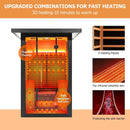 Thermora Lugano 2-Person Outdoor Full-Spectrum Infrared Sauna With Aluminum Alloy Exterior & WiFi (SAK14973) by SAKSBY WHOLESALE