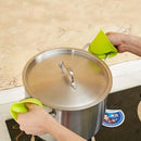2-Pieces: Silicone Oven Mitts and Pot Holders Set