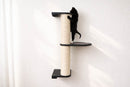 Wall Mounted Cat Climbing Pole - Sisal