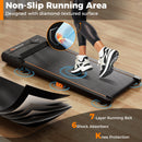 2.5HP Under Desk Treadmill with Remote Control for Home Office-Black