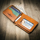 Badge Bifold Wallet by Bull Sheath Leather
