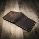 Badge Bifold Wallet by Bull Sheath Leather