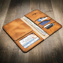 Badge Long Wallet by Bull Sheath Leather