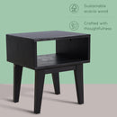 Serena Solid Wood Nightstand by Megsu