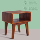 Serena Solid Wood Nightstand by Megsu