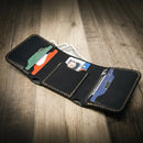 The Trinity Trifold Wallet by Bull Sheath Leather