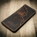 Western Long Wallet by Bull Sheath Leather