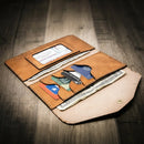 Sugar Land Clutch Wallet by Bull Sheath Leather