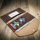 Sugar Land Clutch Wallet by Bull Sheath Leather