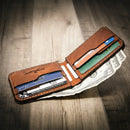 Western Bifold Wallet by Bull Sheath Leather