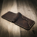 Western Bifold Wallet by Bull Sheath Leather