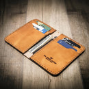 Western Vertical Wallet by Bull Sheath Leather