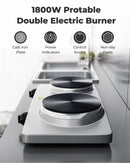 1800W Double Hot Plate Electric Countertop Burner by LJGDeals
