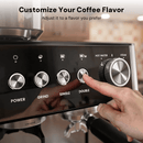 20 Bar Espresso Machines with Grinde CM8031 by Kismile