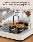 20 Bar Espresso Machines with Grinde CM8031 by Kismile