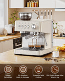 20 Bar Espresso Machines with Grinde CM8031 by Kismile