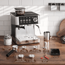 20 Bar Espresso Machines with Grinde CM8031 by Kismile