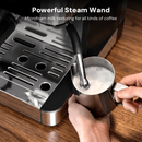 Kismile Espresso Machine, Semi-Automatic Coffee Maker with Bean Grinder and Milk Frother Steam Wand by Kismile