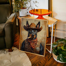 Doberman Marshal with a Steel Gaze