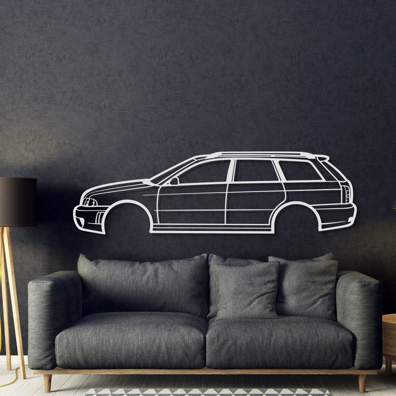 2004 RS4 B5 Metal Car Wall Art - MT0315