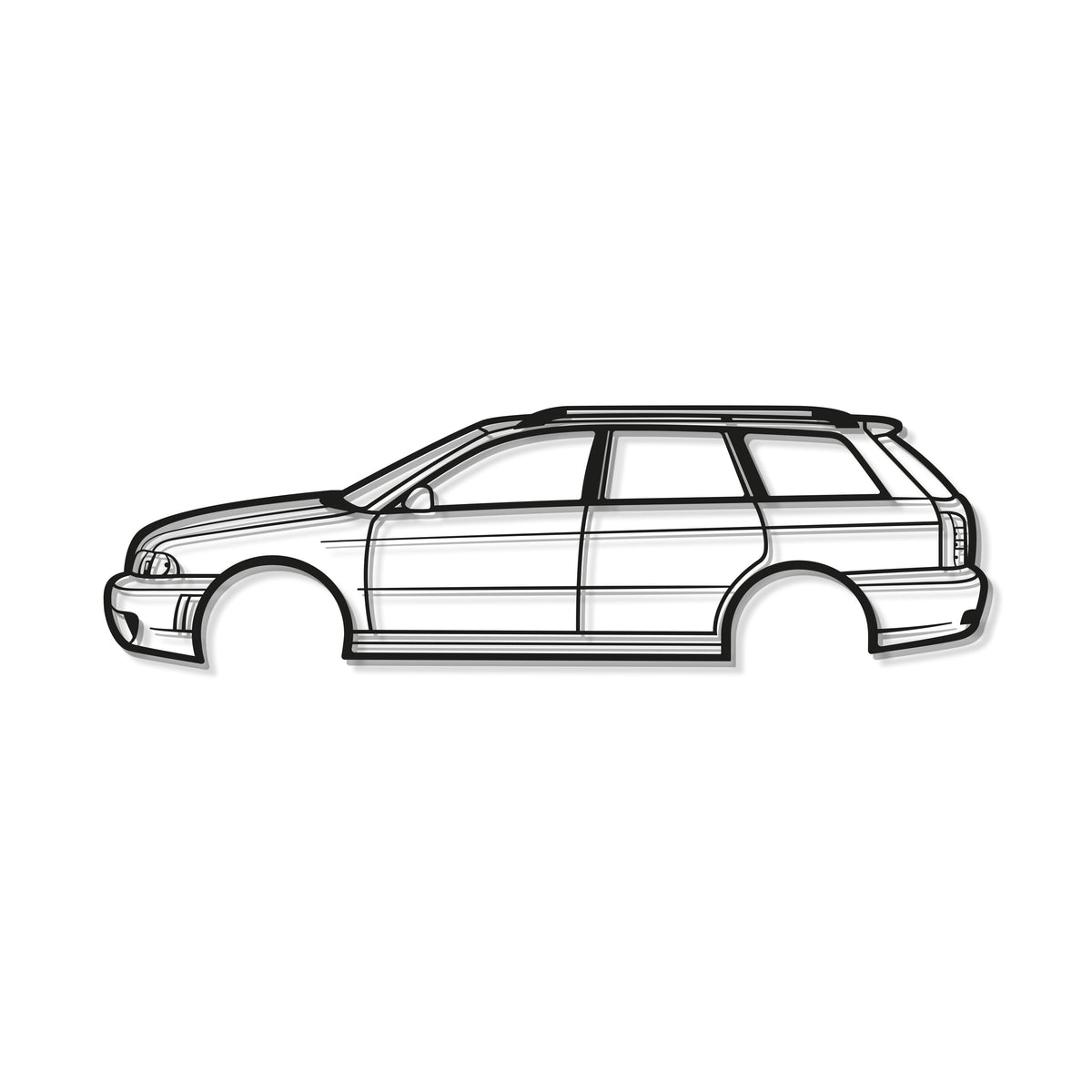 2004 RS4 B5 Metal Car Wall Art - MT0315, photo 8 of 8