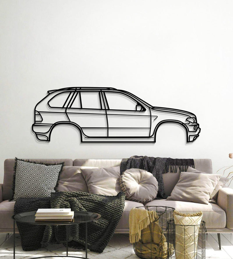 2000 X5 E53 1st Gen Metal Car Wall Art - MT0283