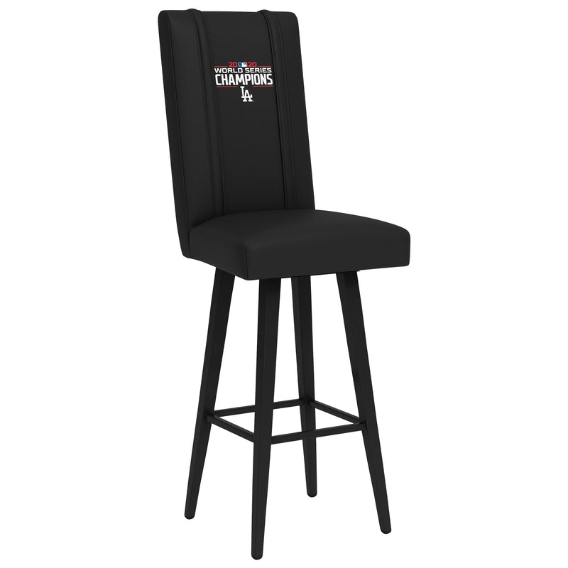 Swivel Bar Stool 2000 with Los Angeles Dodgers 2020 Championship Logo