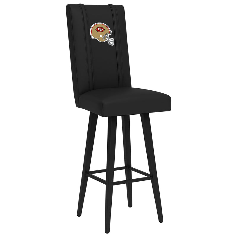 Swivel Bar Stool 2000 with  San Francisco 49ers Helmet Logo