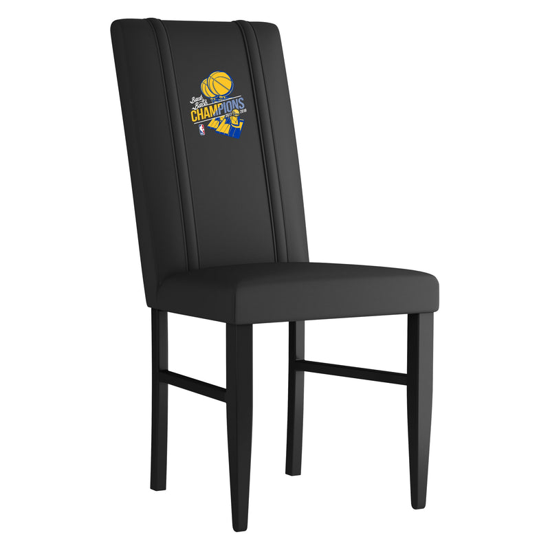 Side Chair 2000 with Golden State Warriors 2018 Champions Logo Panel Set of 2